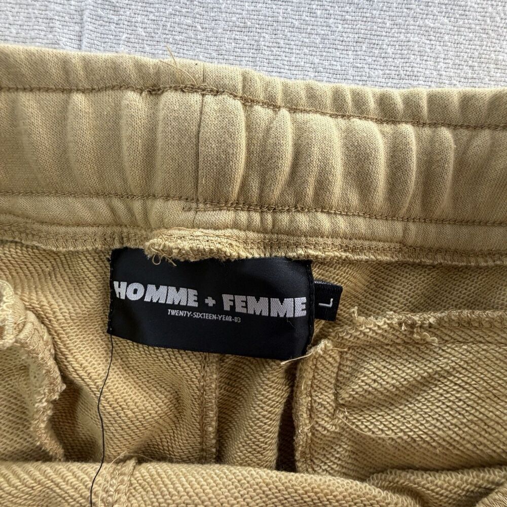 HOMME + FEMME Essentials jogger pants Size Large NWT Mens - Picture 9 of 10